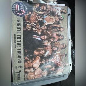 WWE Tribute to the Troops Autographed photo
